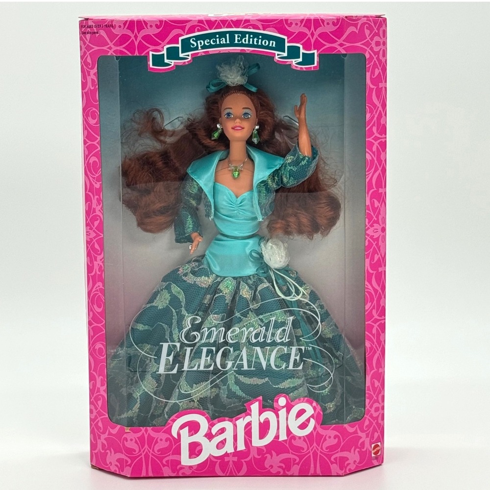 Mattel Emerald Elegance Barbie Special Edition 1994 Vintage Doll 12322 NIB